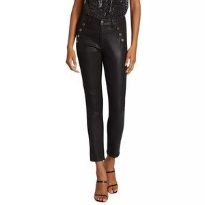 Ramy Brook Helena High-Rise Coated Skinny Jeans, Size 24, New with Tags